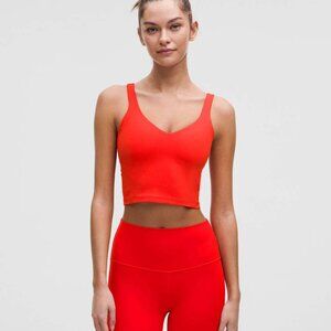 NWT Lululemon Align Tank Top *Light Support, A/B Cup Hot Heat Size 2